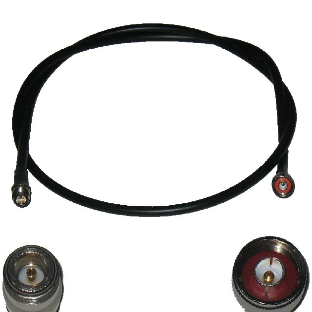 5m Jumper cable N-male => N-female low loss H-500